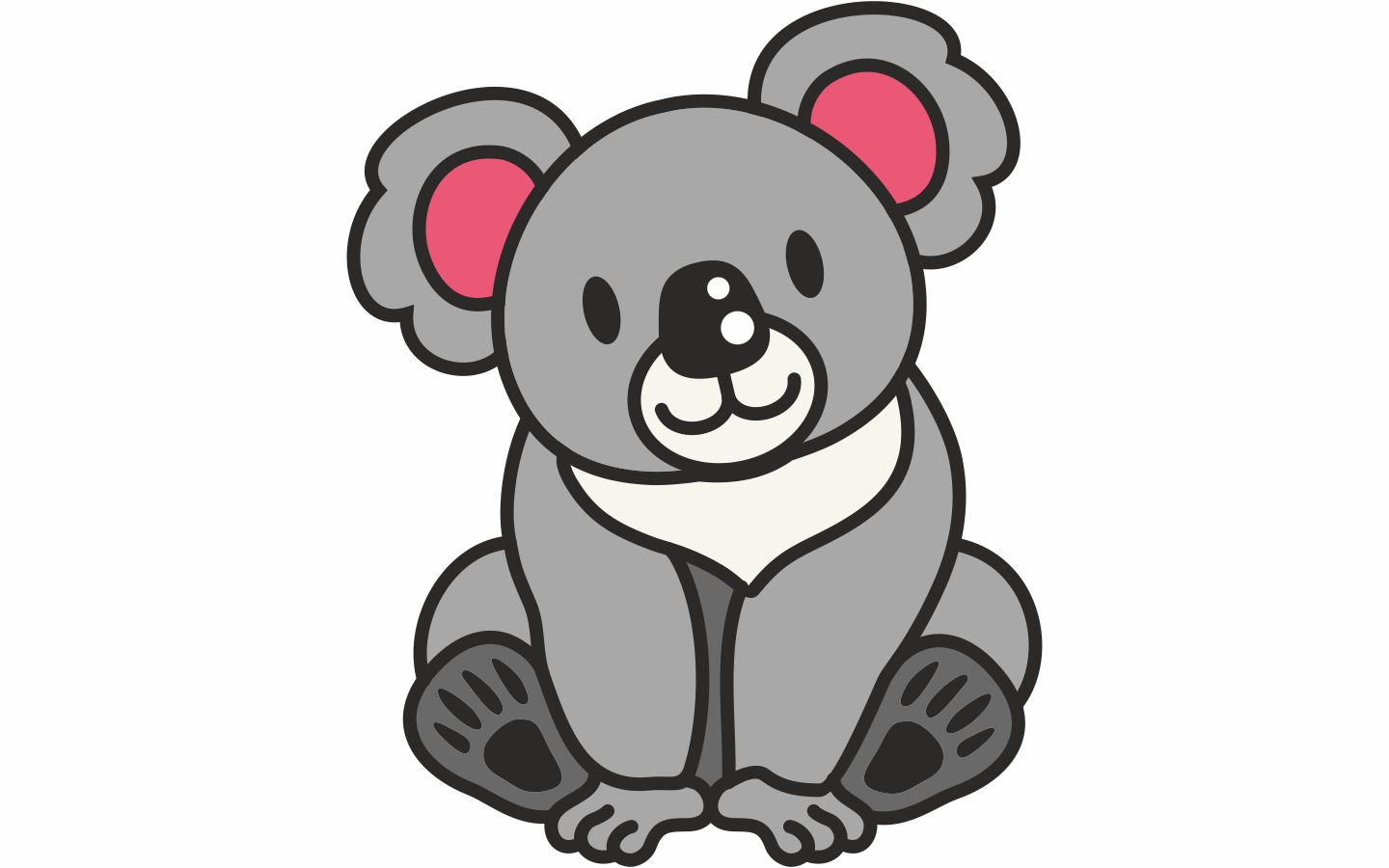 Sitting Koala