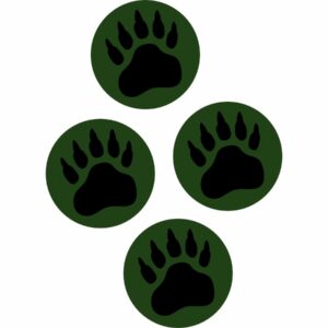 Bear Paws - set 4 pieces